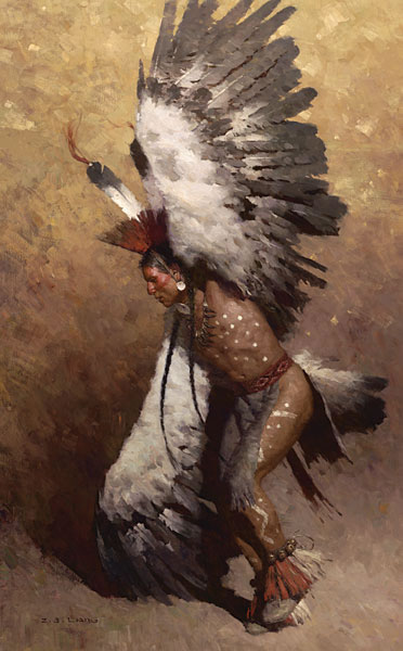 "Eagle Dancer Potawatomi" Z. S. Liang Giclee Canvas